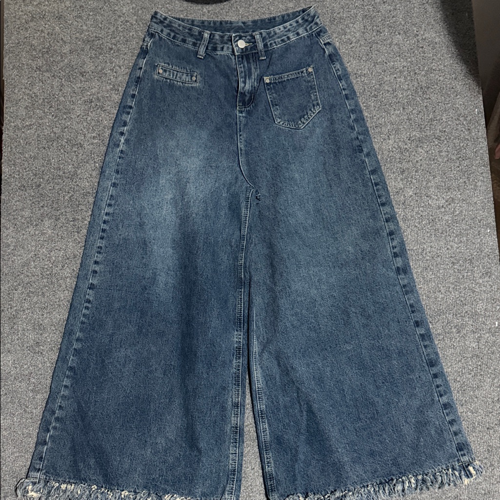 WideLeg Denim Jeans Small They Have No Name Brand